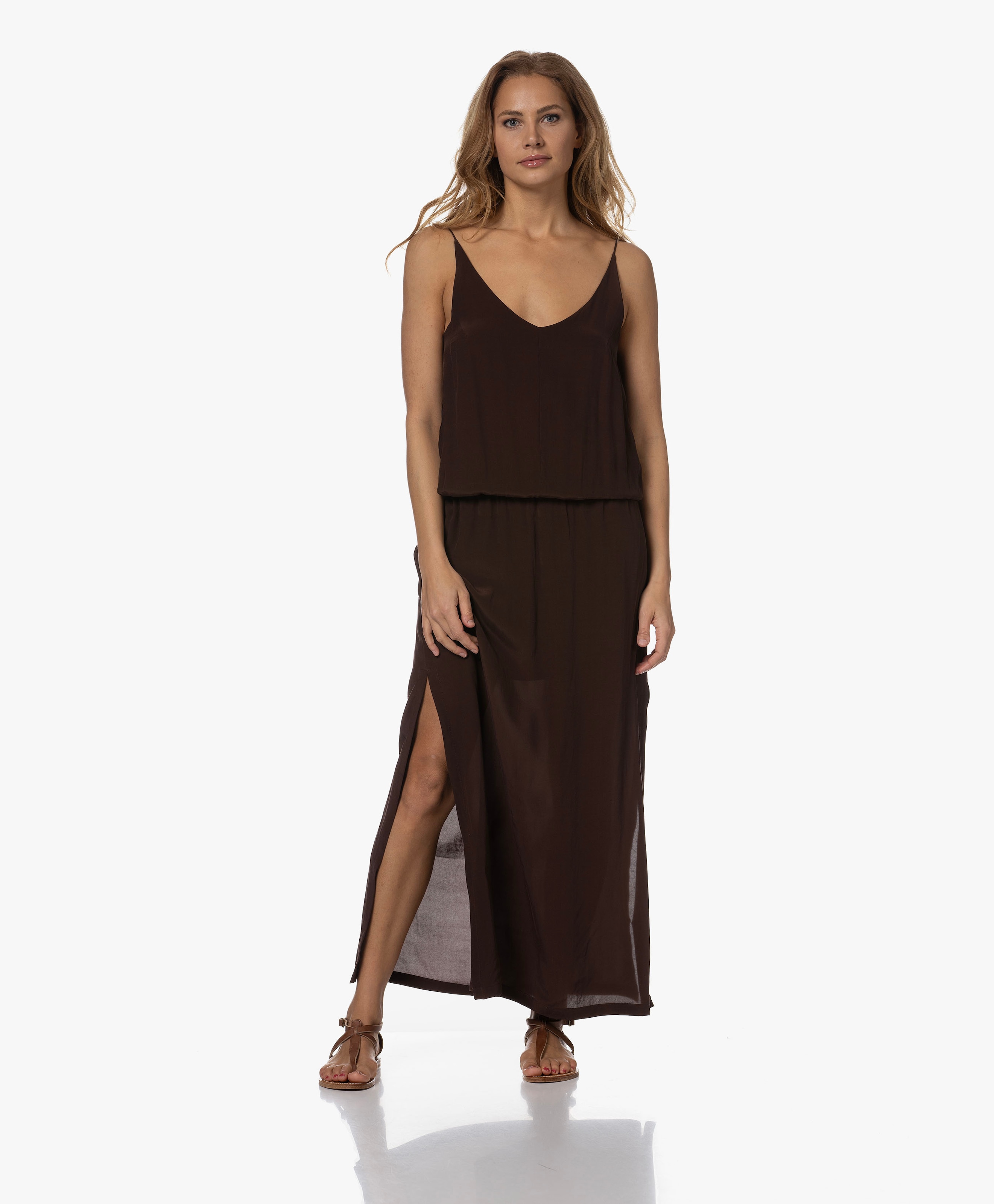 Maeva Rayon Jurk met Splitten