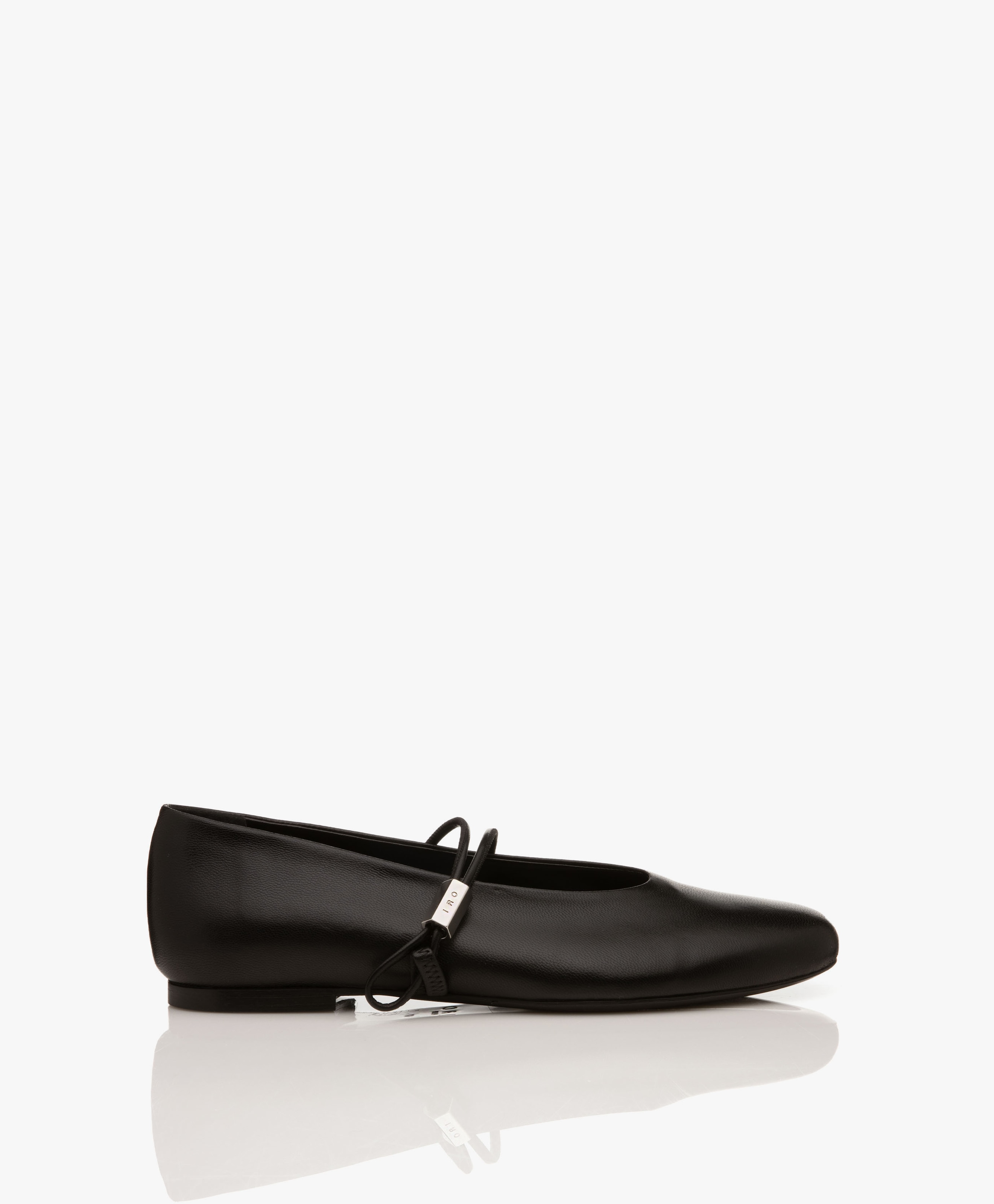 Tutu Leather Ballet Flats