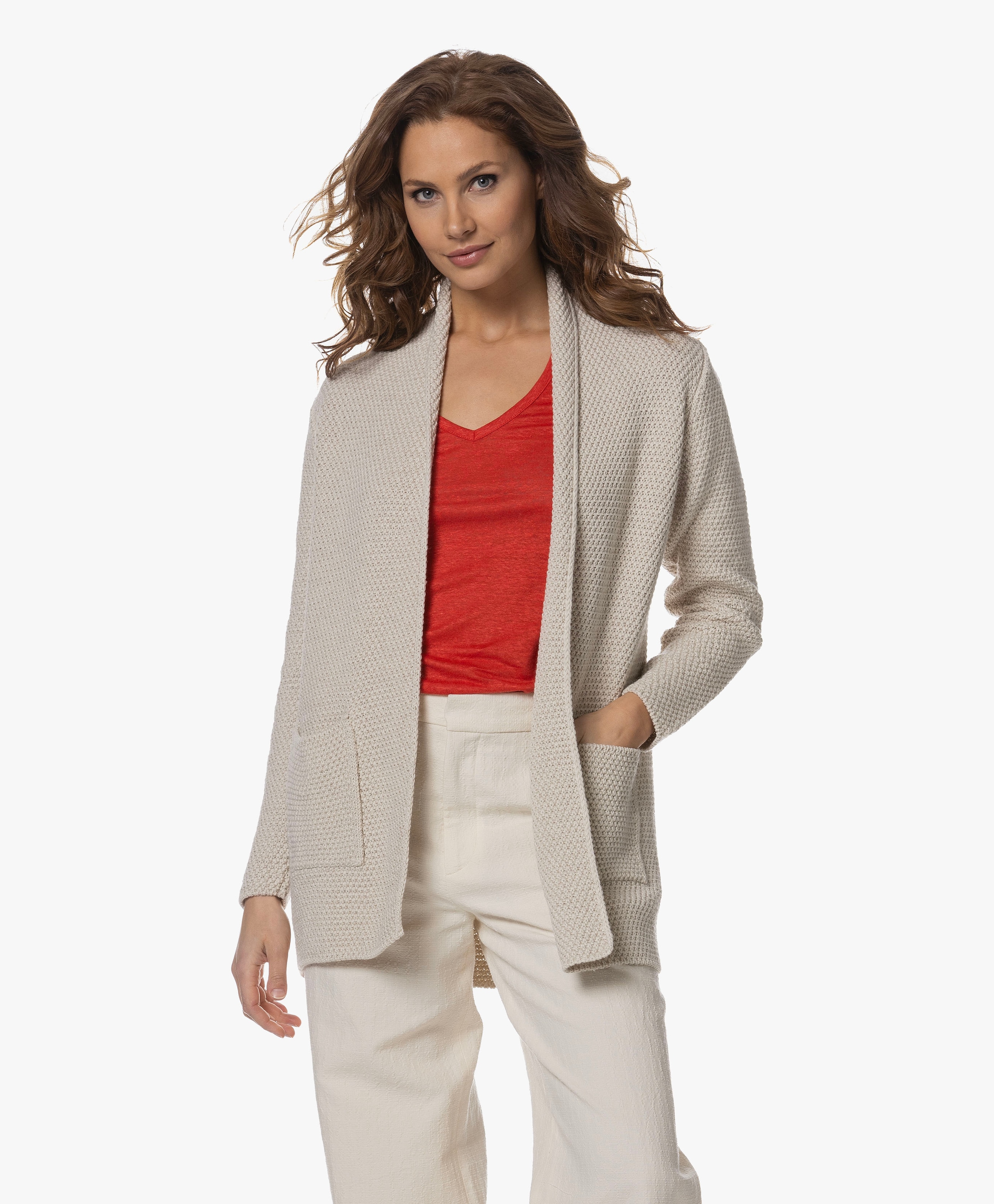 Mio Halflang Open Vest
