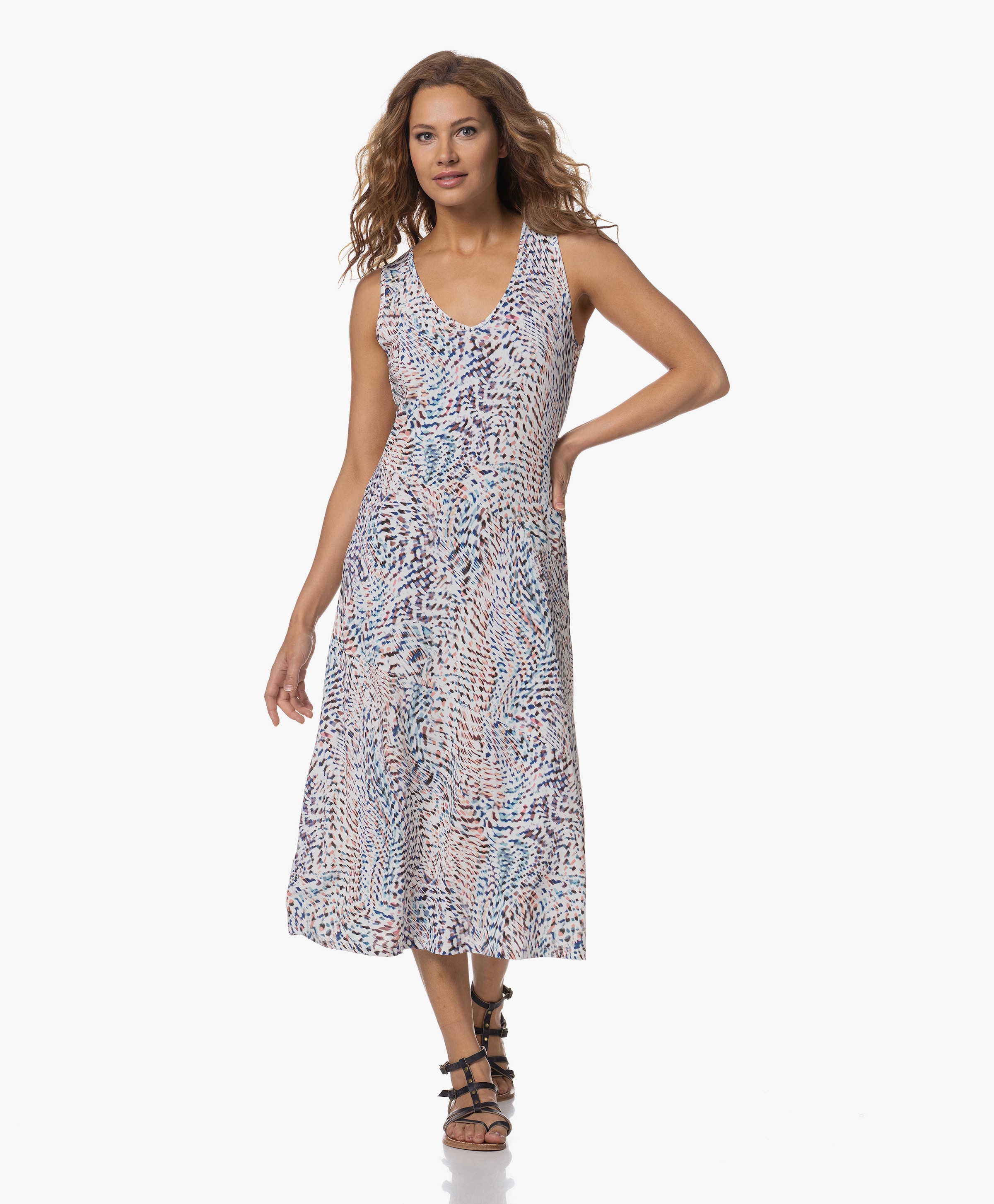 Viscose Jersey Print Dress no man s land PB