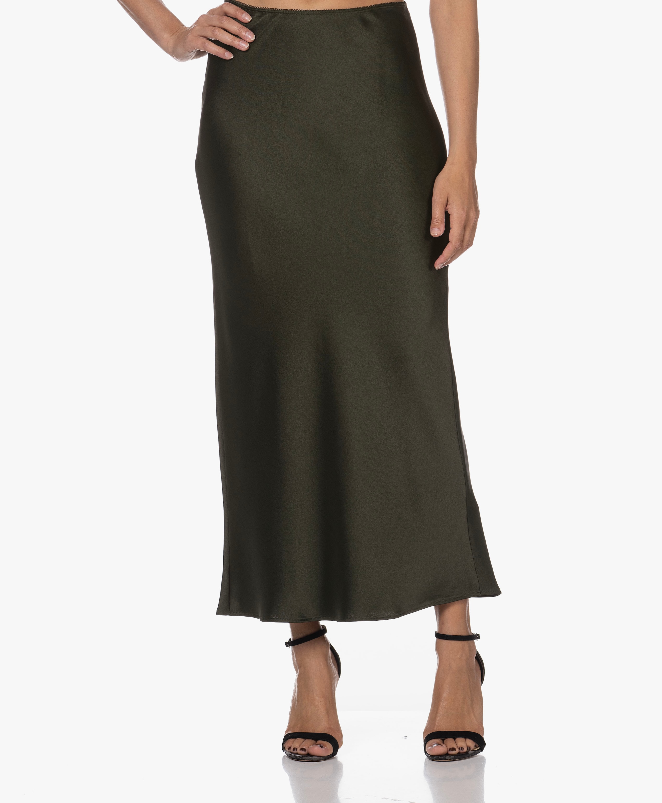 Saagneta Satin Maxi Skirt