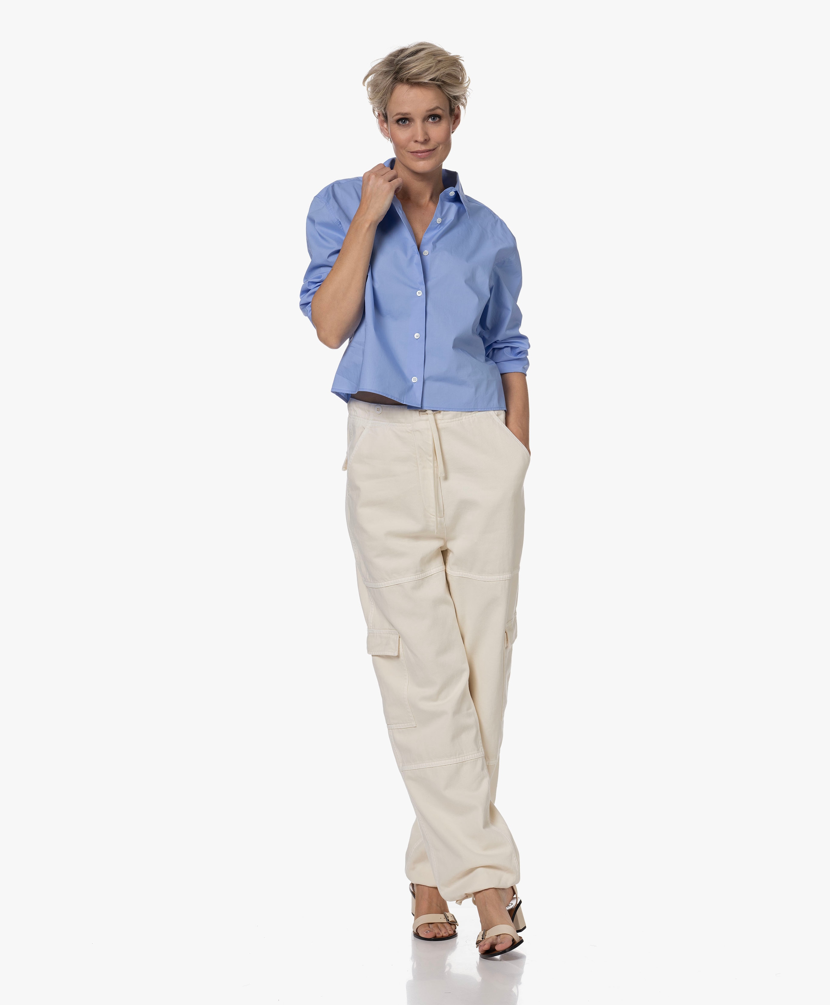 Kiri Cropped Overhemd