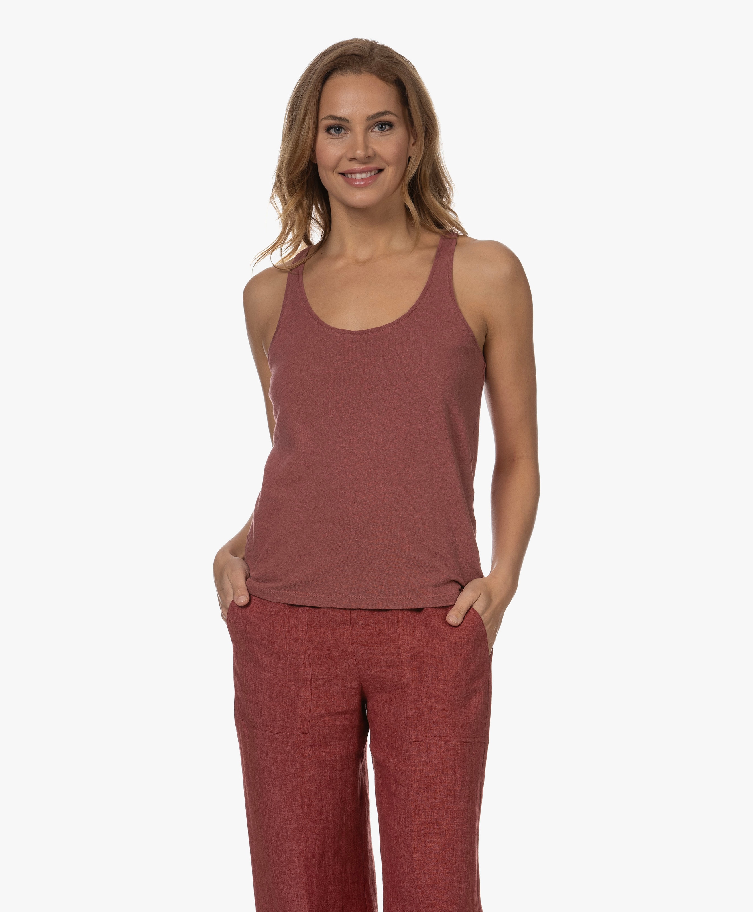 Tilao Linnenmix Tanktop