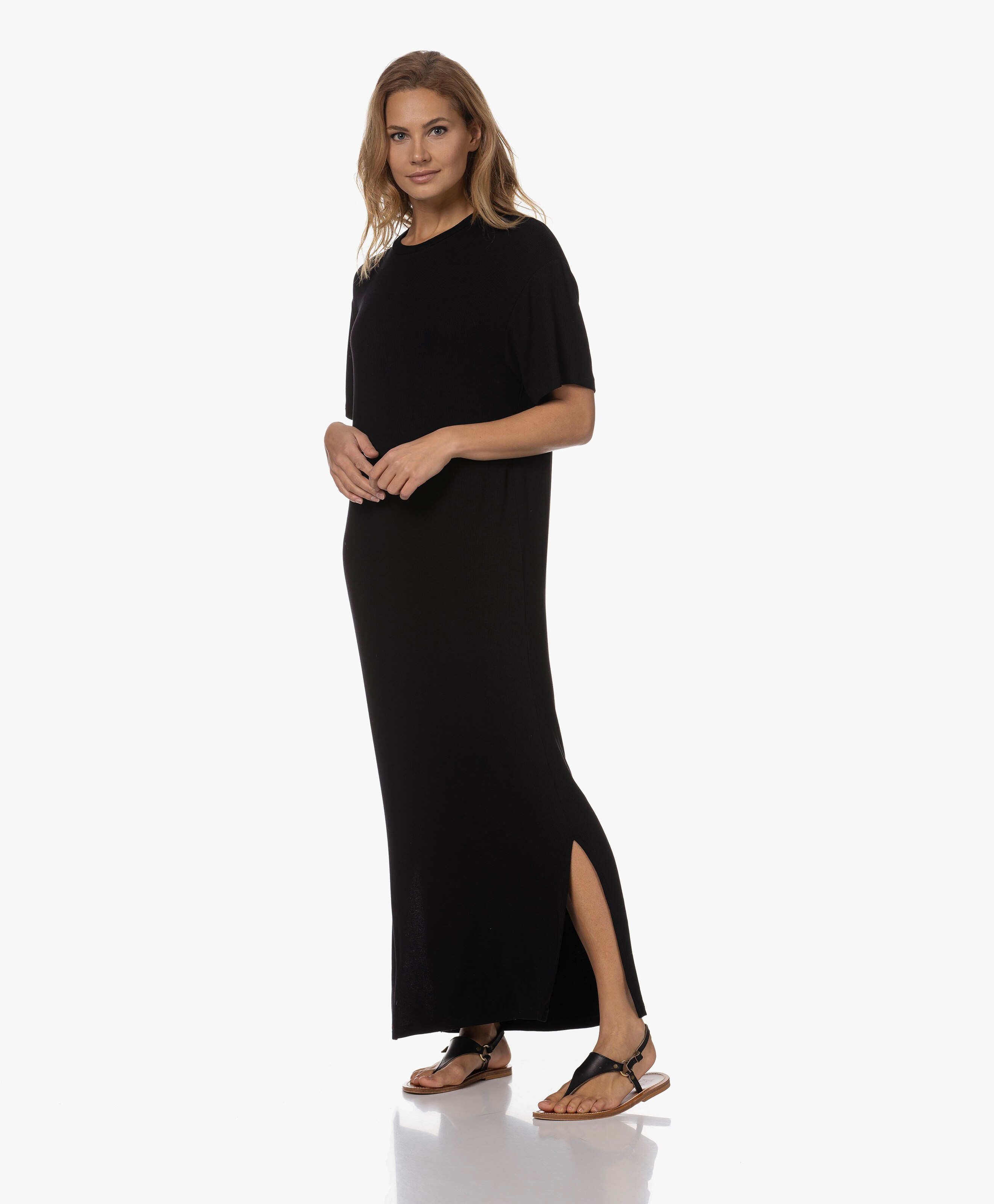 Eva Lyocell Mix Jersey Maxi Jurk