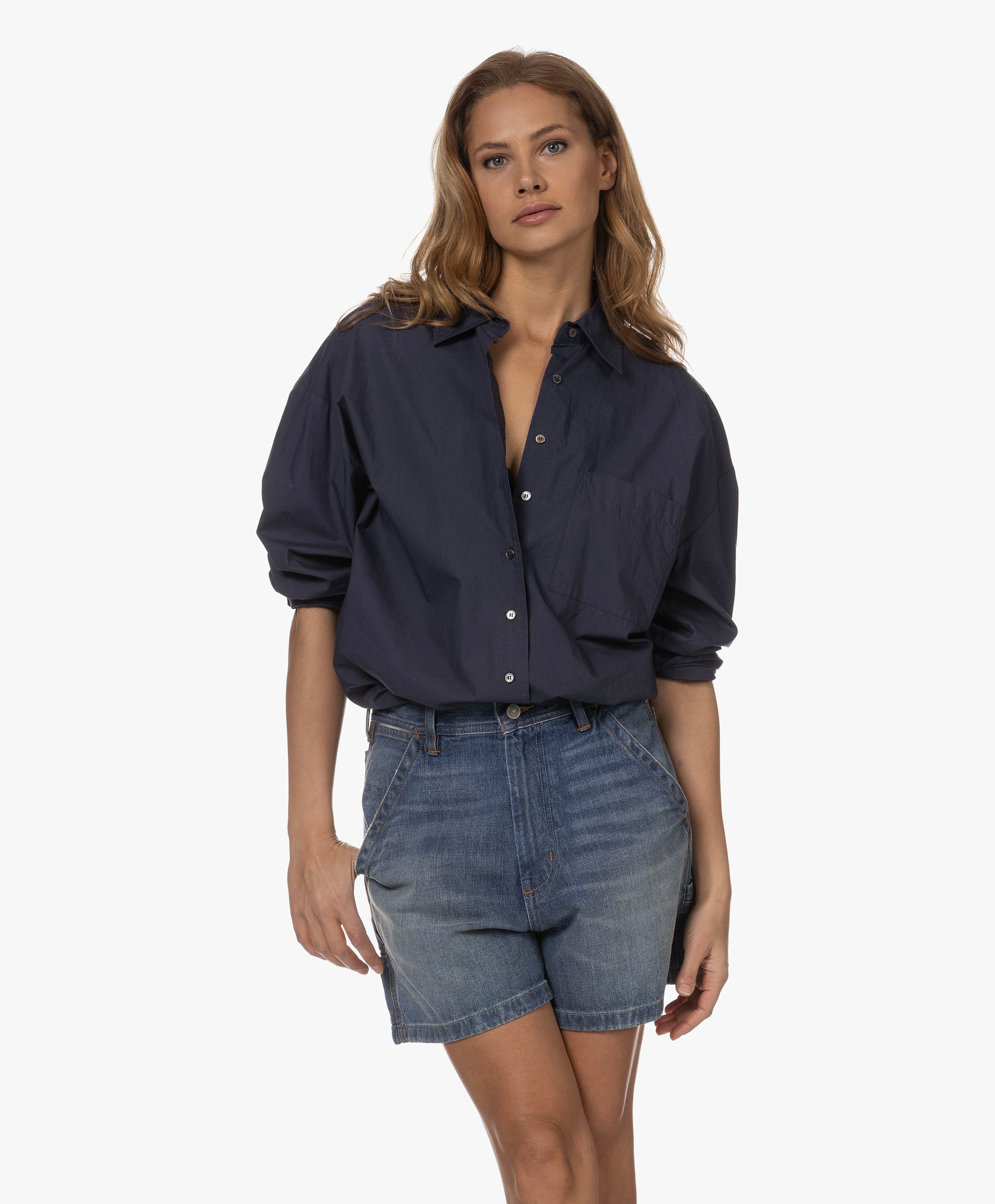 Sydney Poplin Overhemdblouse