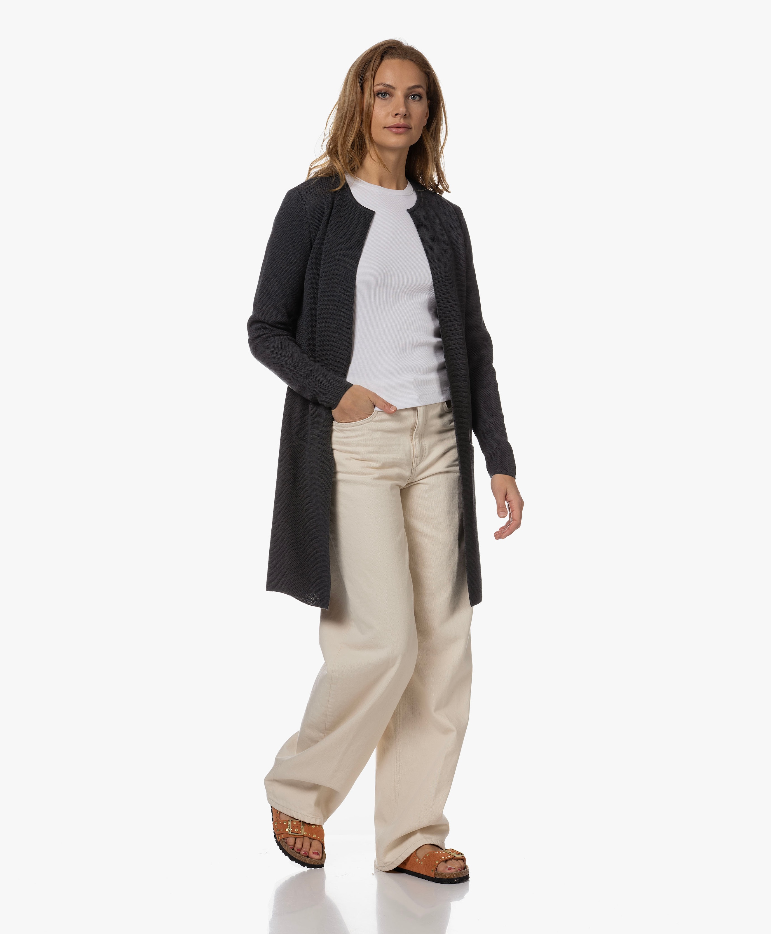 Zuni Long Open Cardigan