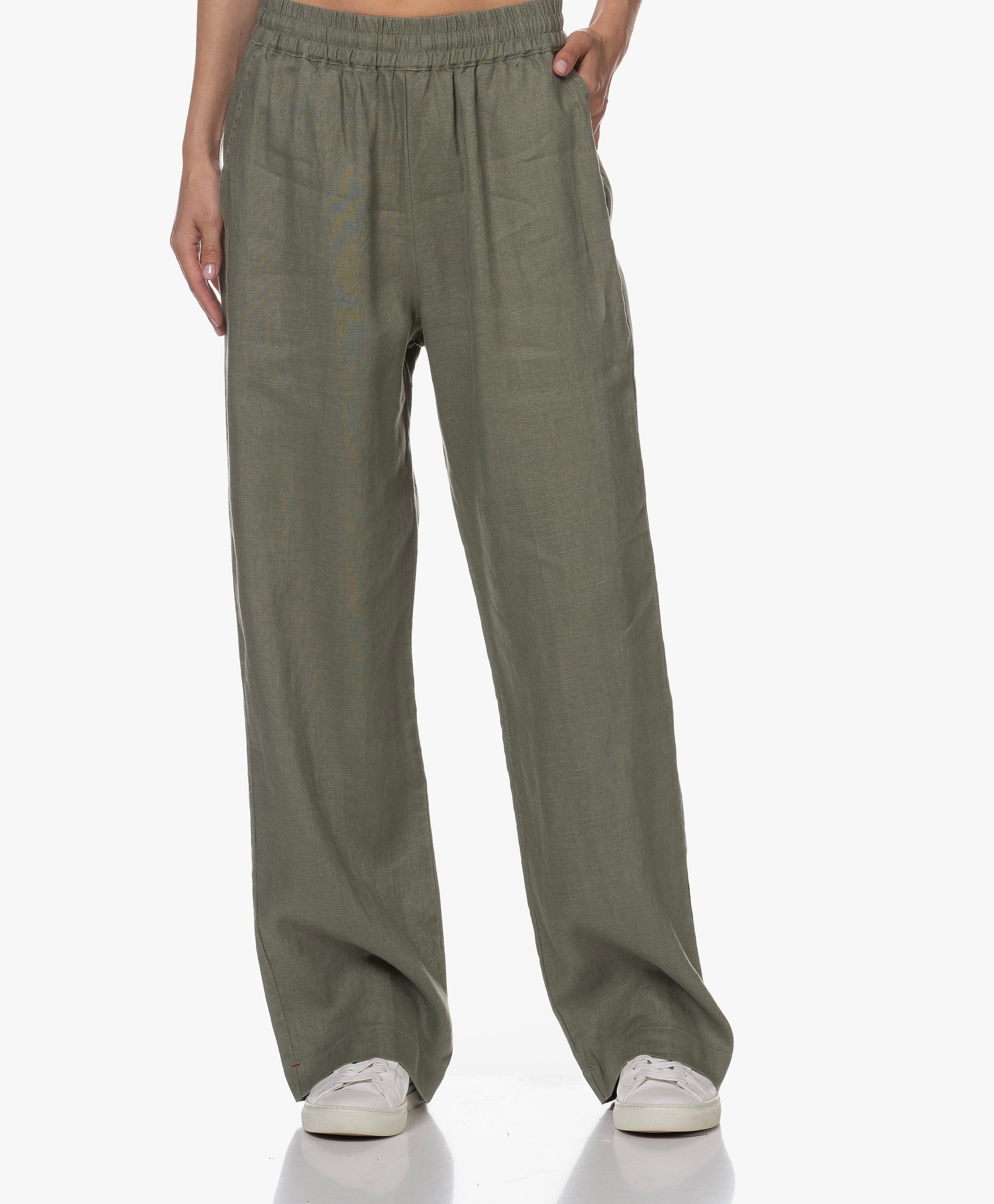 Atticus Linen Pull-on Pants