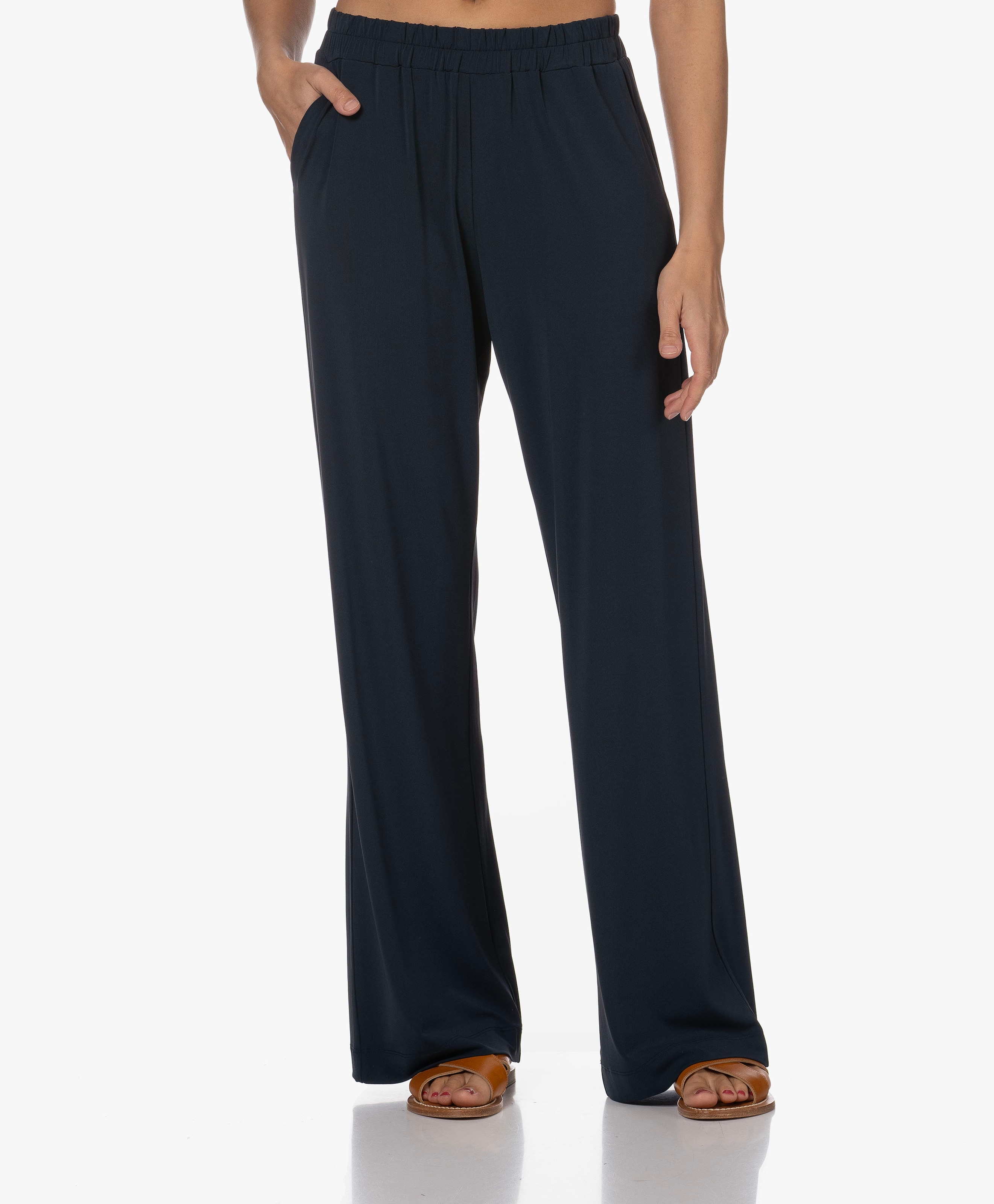 Crêpe Jersey Pull-on Broek