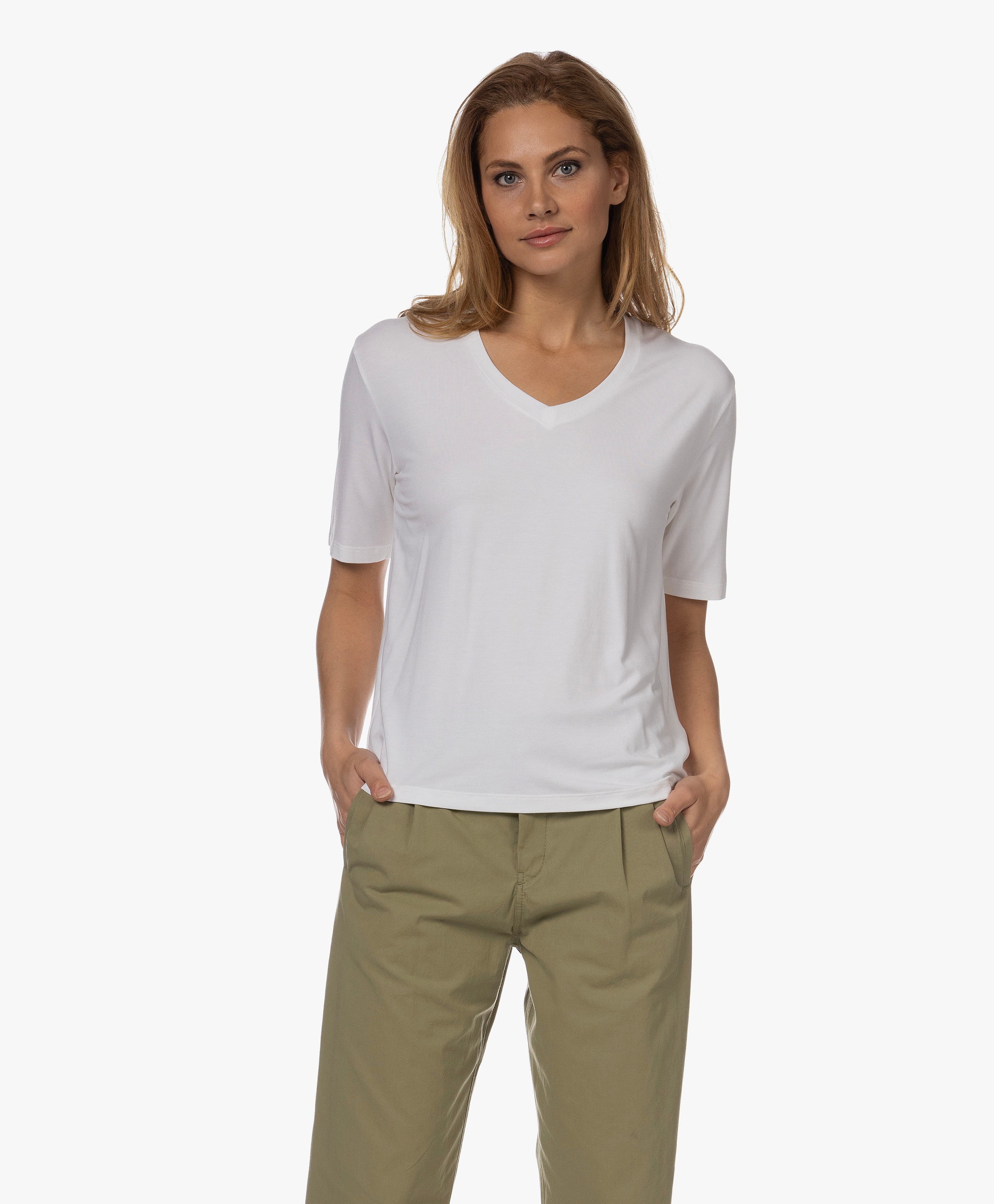 Hannah Modal V-neck T-shirt