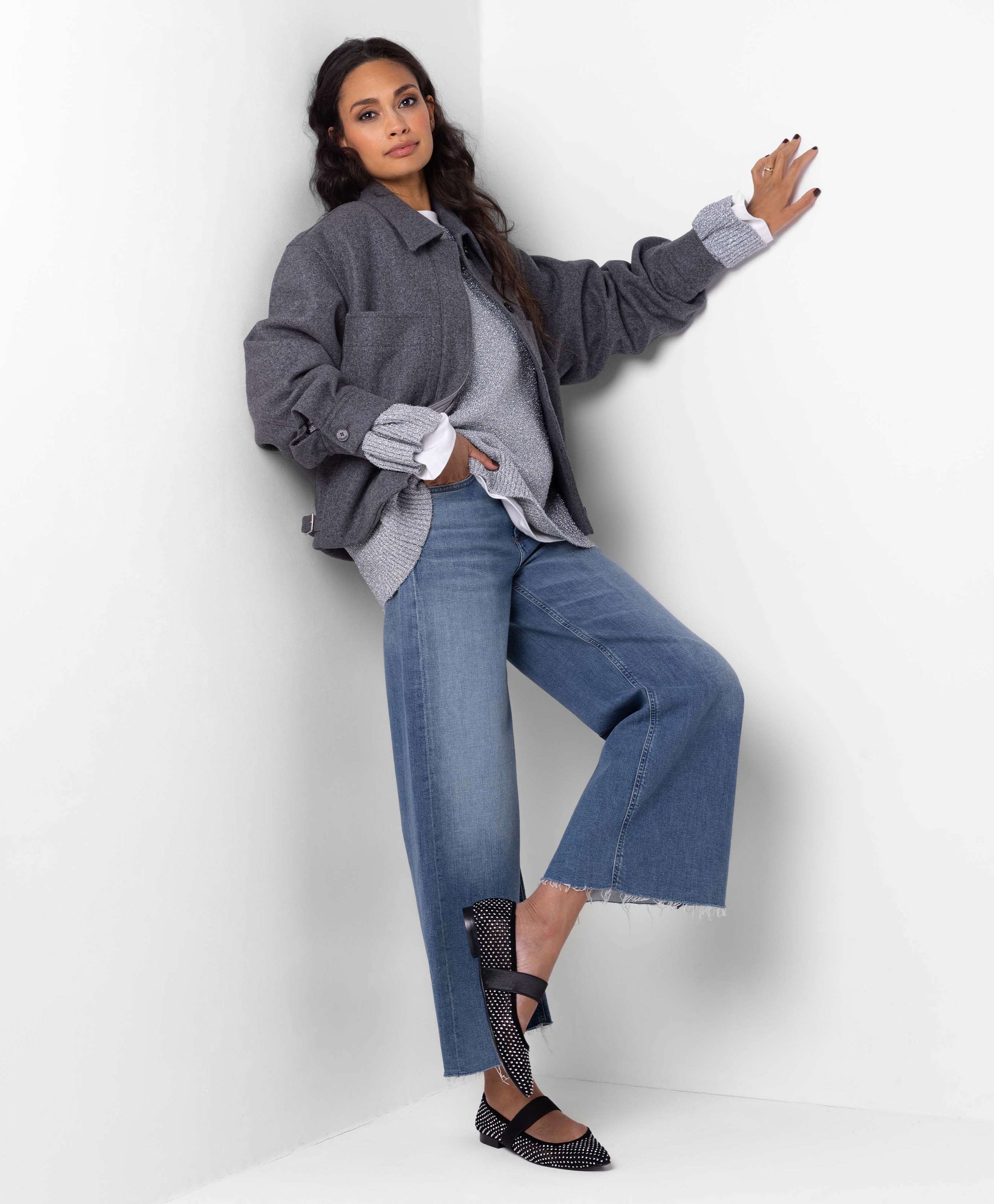 Lyra Crop Wide Leg Jeans