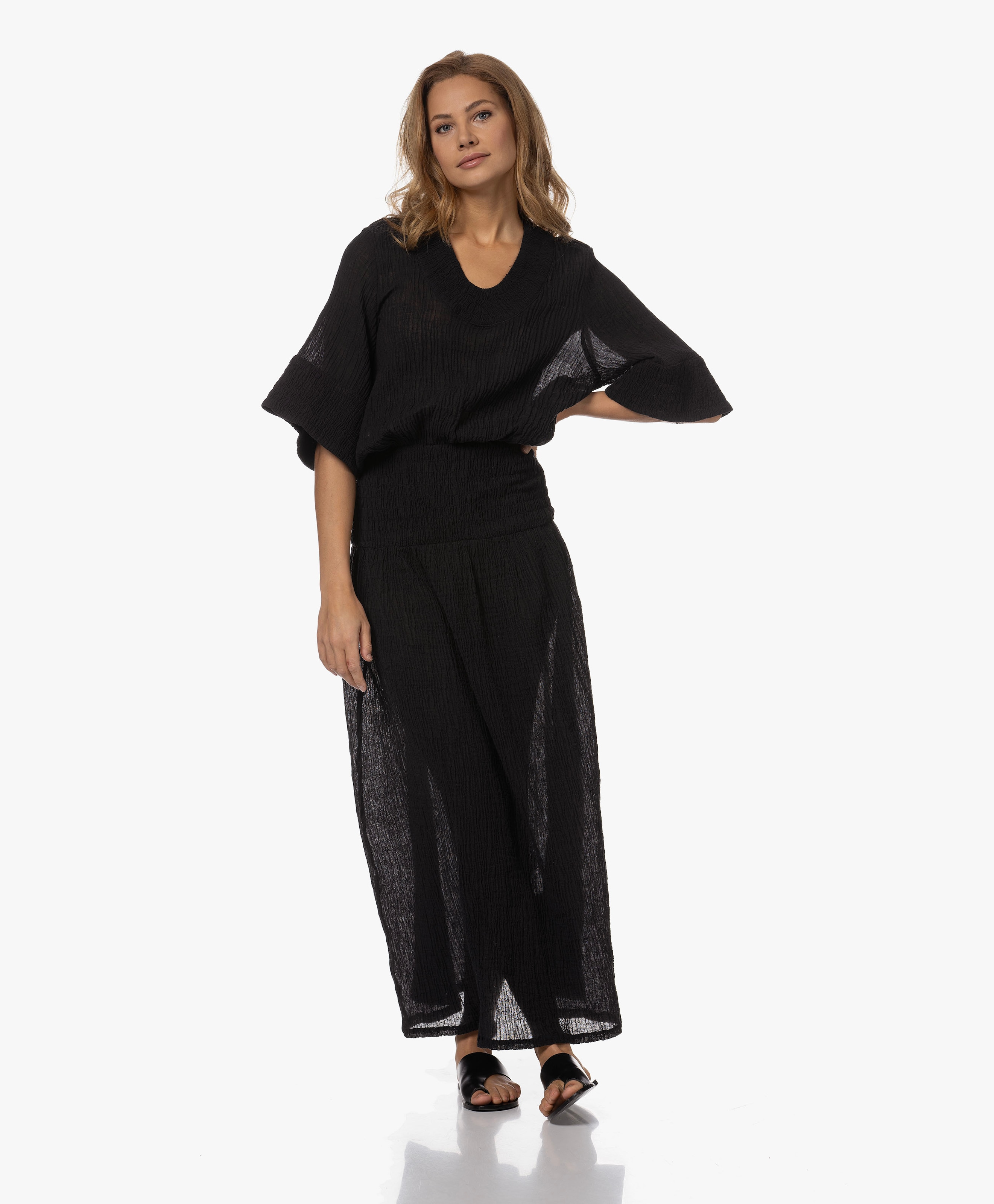 Anais Mousseline Maxi Jurk