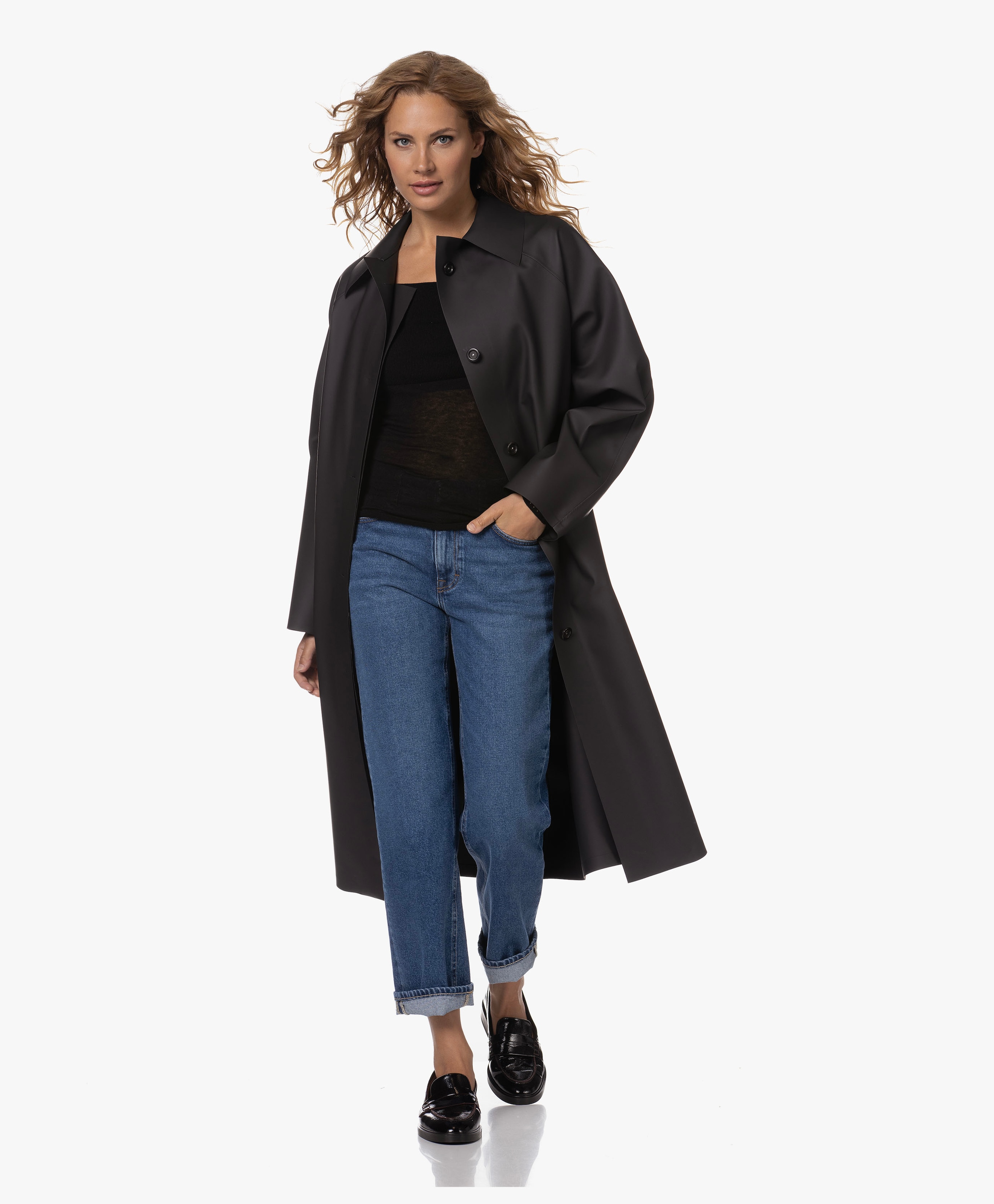 Original Below Rubberen Trenchcoat