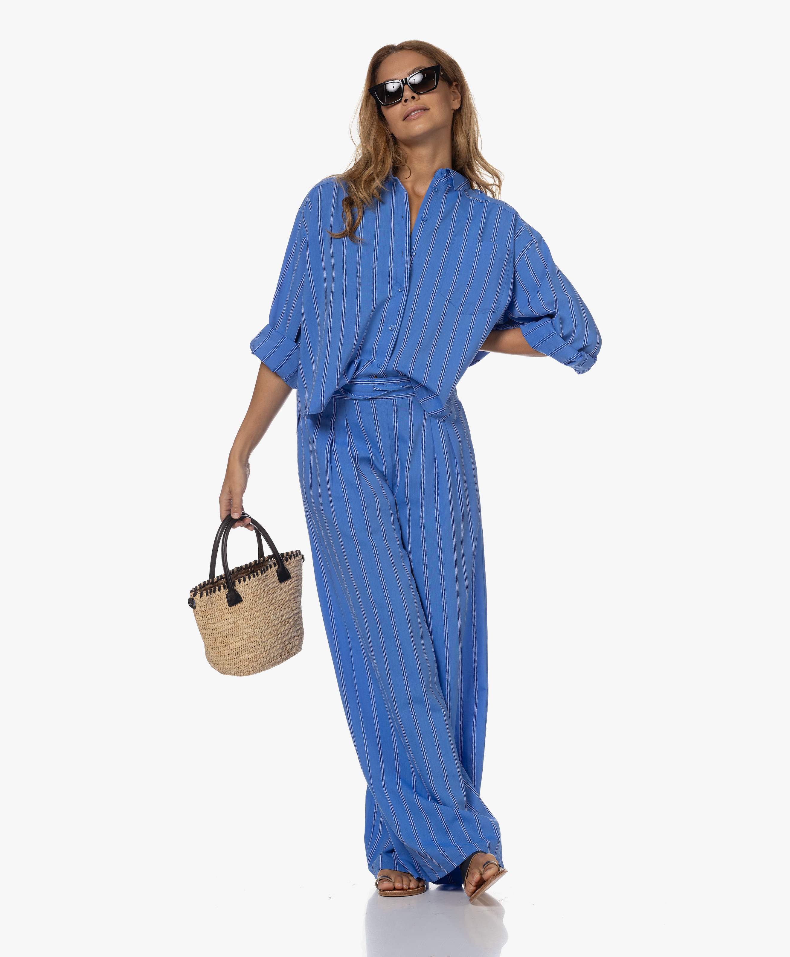 Nima Striped Shirt Blouse