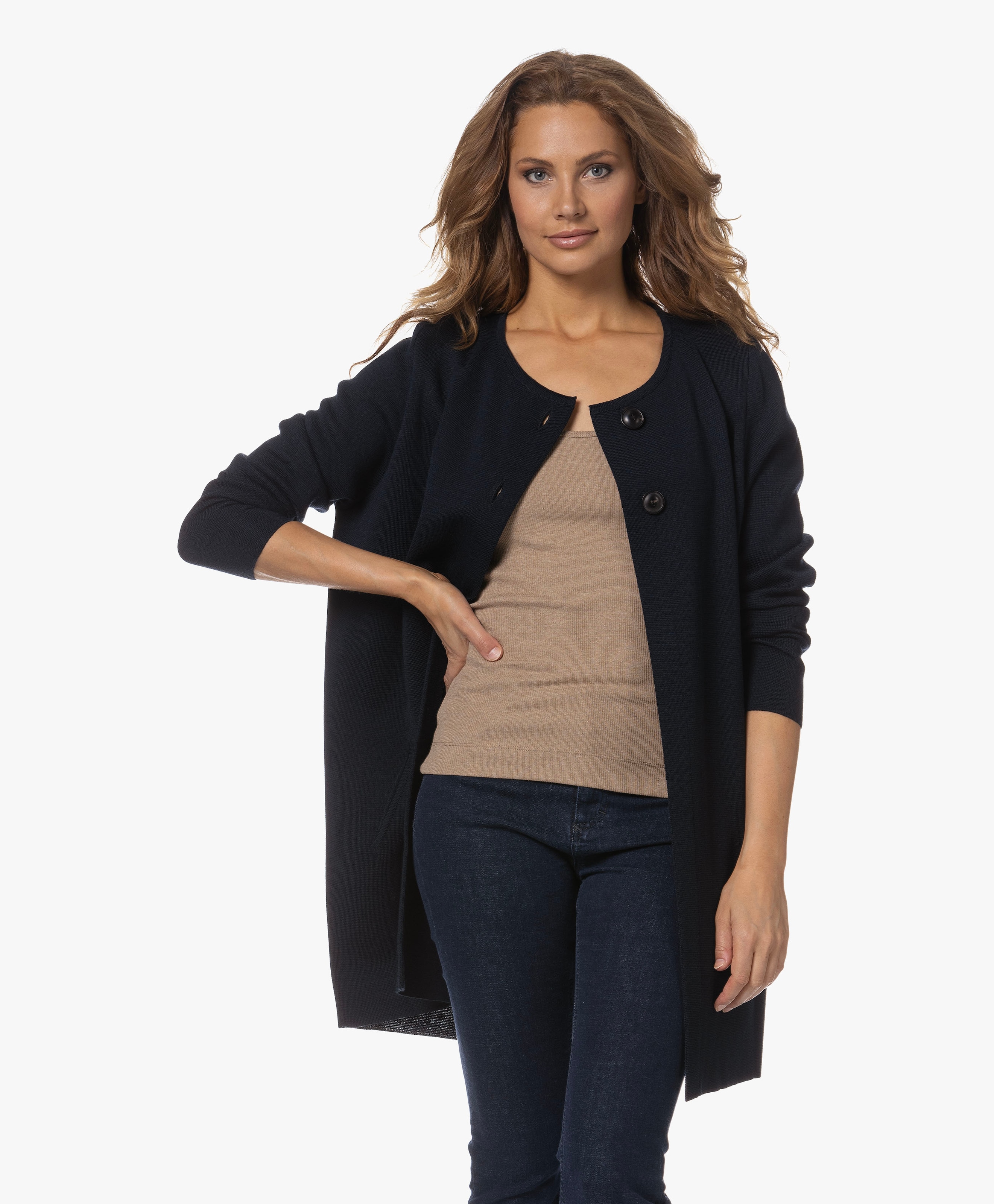Margit Halflang Merinomix Vest