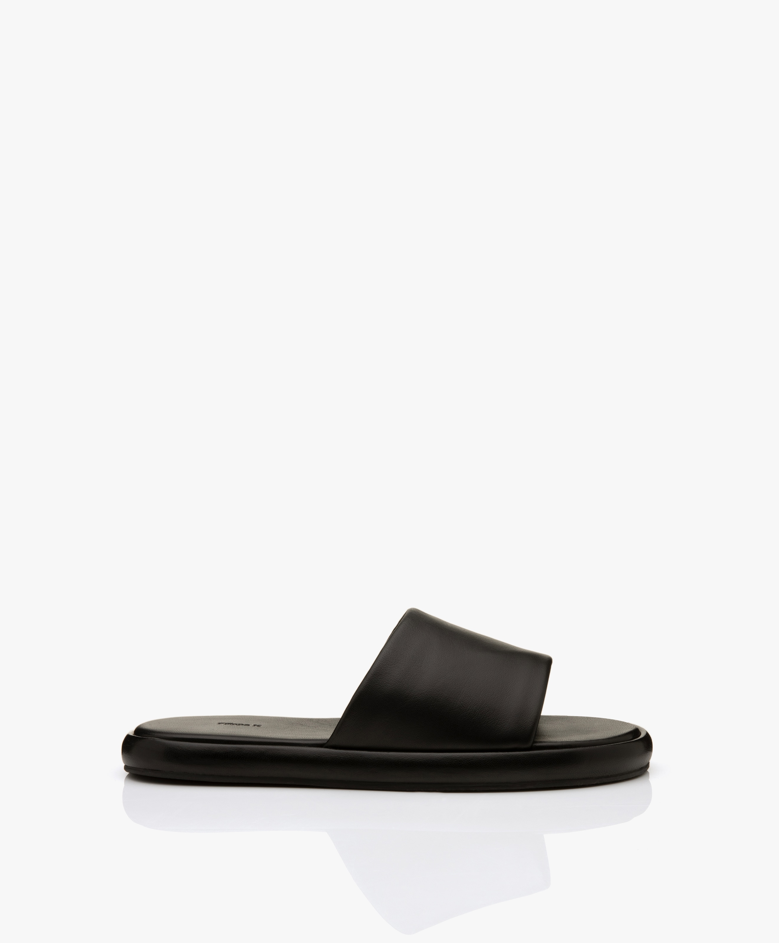 Marin Slide Leren Slippers