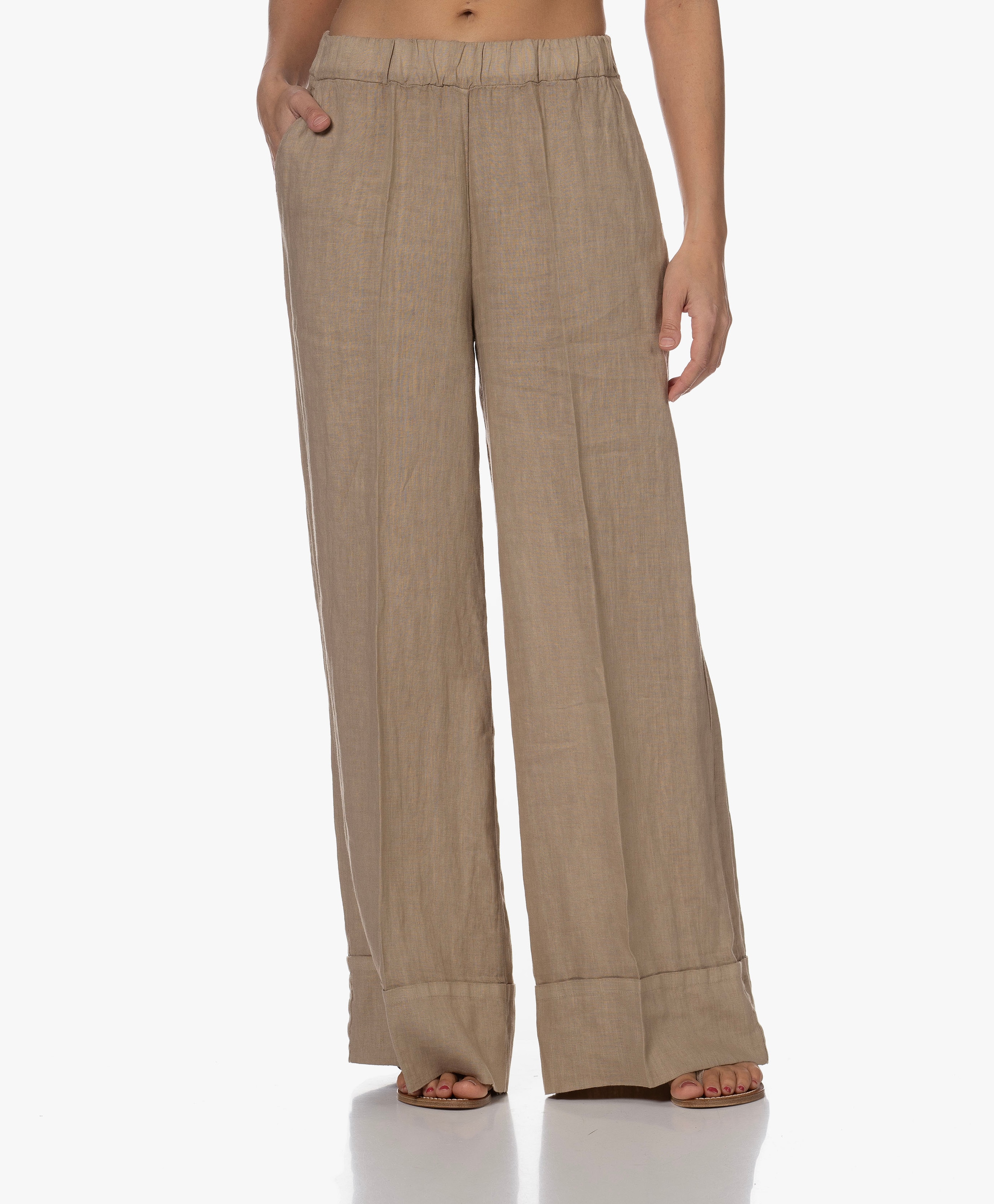 Wijde Linnen Broek